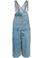 MOSCHINO JEANS wide-leg denim dungarees - Bleu - thumbnail