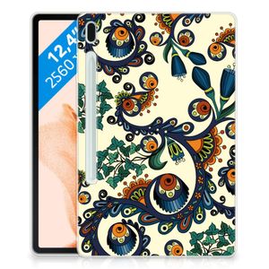 TPU Case Samsung Galaxy Tab S7FE Barok Flower