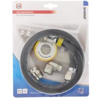 Scanpart 1104010003 gas aansluit set 1/2" 100cm