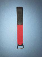 FASTECH® F101-16-350M Klittenband Met riem Haak- en lusdeel (l x b) 350 mm x 16 mm Zwart, Rood 1 stuk(s) - thumbnail