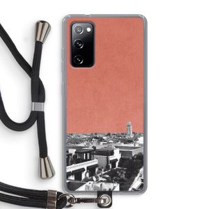 Marrakech Skyline : Samsung Galaxy S20 FE / S20 FE 5G Transparant Hoesje met koord
