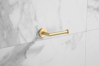 Saniclear Brass toiletrol houder geborsteld messing mat goud - thumbnail