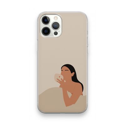 Fresh coffee: iPhone 12 Pro Max Transparant Hoesje