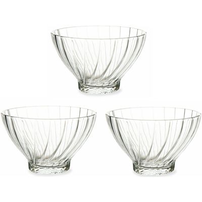 IJcoupes/ijs/dessert serveer schaaltjes - set 18x stuks - glas - 290 ml