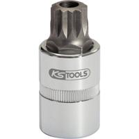 3/8 olieservice-XZN-steekdop met kopgat, M16 KS Tools 150.1437 3/8 olieservice-XZN-steekdop met kopgat, M16 KS Tools 150.1437