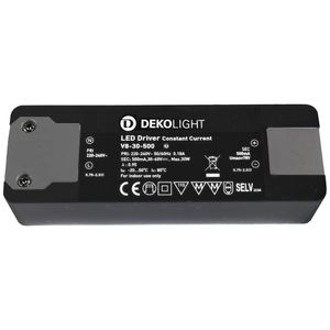 Deko Light BASIC, CC LED-driver Constante stroomsterkte 30 W 0.50 A 30 - 60 V/DC 1 stuk(s)