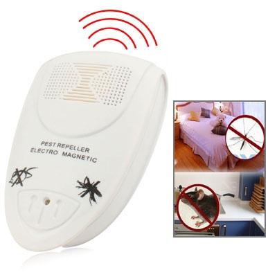 US plug ultrasone pest Repeller Electro magnetisch (wit)