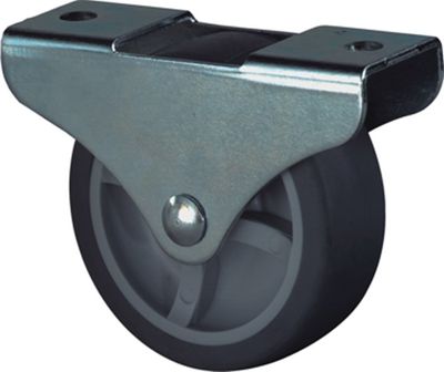 Kastbokrol grijs gummy25mm