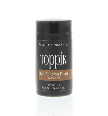 Toppik Poeder Fibers Hair Building Fibers Powder Auburn 3gr | Voor Dunner Wordend Haar