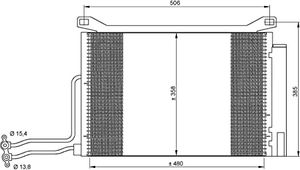 Condensor, airconditioning 35787