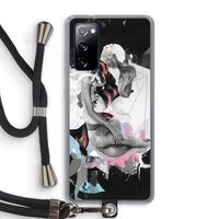 Camouflage de sommeil: Samsung Galaxy S20 FE / S20 FE 5G Transparant Hoesje met koord Camouflage de sommeil: Samsung Galaxy S20 FE / S20 FE 5G Transparant Hoesje met koord