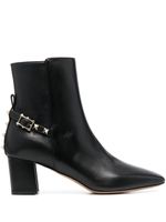 Valentino Garavani bottines Rockstud en cuir - Noir - thumbnail