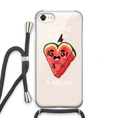 One In A Melon: iPhone 7 Transparant Hoesje met koord