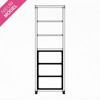 Boekenkast Tahoma | Hout  | Eikenhout | Zwart Bruin - thumbnail