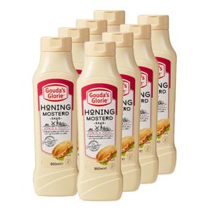 Gouda's Glorie - Honing Mosterd Saus - 8x 850ml