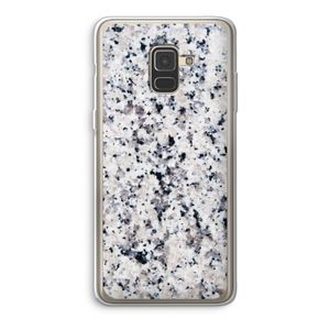 Gespikkelde marmer: Samsung Galaxy A8 (2018) Transparant Hoesje