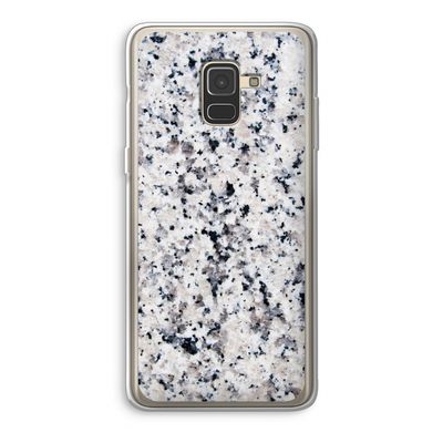 Gespikkelde marmer: Samsung Galaxy A8 (2018) Transparant Hoesje