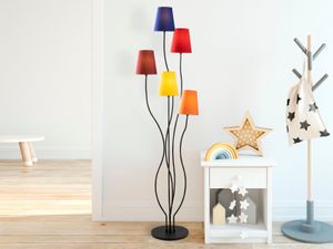 Staande lamp BONOBO 5 lampen multi kleuren