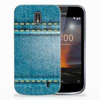 Nokia 1 | Sillicone Back Cover | Jeans