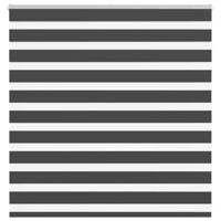 VidaXL Zebra rolgordijn 145x100 cm stofbreedte 140,9 cm zwart