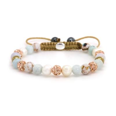 Karma Armband Spiral Bente XS Rosé Gold Crystal