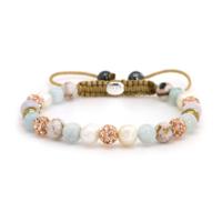 Karma Armband Spiral Bente XS Rosé Gold Crystal