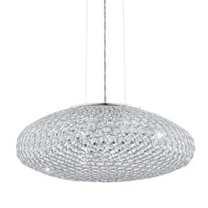 Eglo Kristallen hanglamp Clemente 54cm metaalgrijs 95287