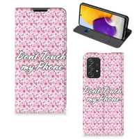 Samsung Galaxy A72 (5G/4G) Design Case Flowers Pink DTMP