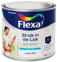 flexa strak in de lak binnenlak zijdeglans lichte kleur 2.5 ltr