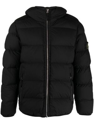 Stone Island veste Seamless Tunnel Down-TC à capuche - Noir