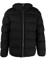 Stone Island veste Seamless Tunnel Down-TC à capuche - Noir