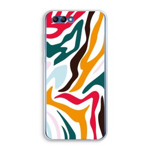 Colored Zebra: Honor 10 Transparant Hoesje