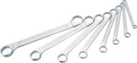 HAZET Dubbele ringsleutelset 610N/8 - Buitentwaalfkant tractieprofiel - 8-delig - 6 x 7 - 21 x 22