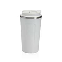 Glas met deksel Versa Wit Staal Polypropyleen 510 ml - thumbnail