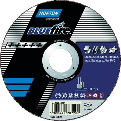 NORTON Cutting disc blue fire 63x1.0x10mm