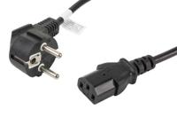 Lanberg CA-C13C-11CC-0018-BK electriciteitssnoer Zwart 1,8 m C13 stekker CEE7/7