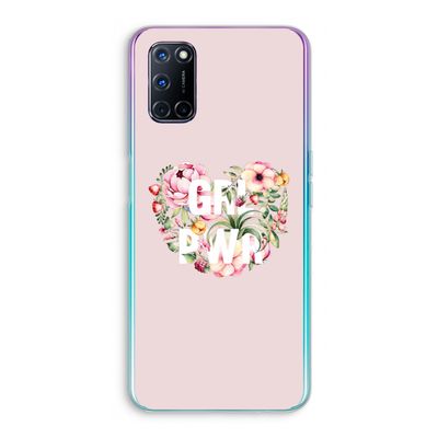GRL PWR Flower: Oppo A52 Transparant Hoesje
