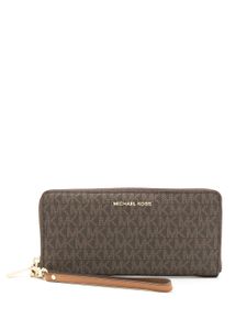 Michael Kors portefeuille Jet Set Continental - Marron