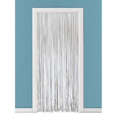 Deurgordijn met pvc spaghetti stroken - wit - 100 x 230 cm - Insectenwerende vliegengordijnen