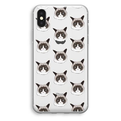 It's a Purrr Case: iPhone X Transparant Hoesje