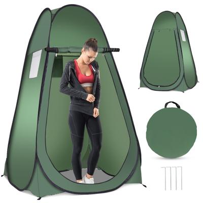 Pop-Up Douchetent Draagbare Kampeertent voor Aankleden Toilet Kleedkamer Buiten Onderdak Privé 120 x 120 x 190 cm Groen
