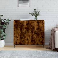 Dressoir 90x34x80 cm bewerkt hout gerookt eikenkleurig Dressoir 90x34x80 cm bewerkt hout gerookt eikenkleurig