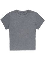 Alexander Wang t-shirt Shrunk à paillettes - Gris