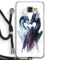 Yin Yang Dragons: Samsung Galaxy A5 (2016) Transparant Hoesje met koord