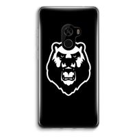 Angry Bear (black): Xiaomi Mi Mix 2 Transparant Hoesje