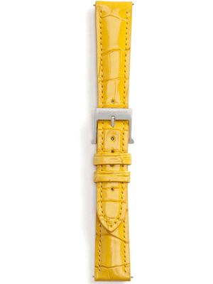 Dolce & Gabbana bracelet-montre à logo embossé - Jaune