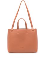 A.P.C. sac à logo embossé - Marron