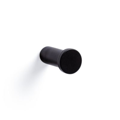 Ozean Eternal Handdoekhaak - enkel - rond - mat zwart SW209321