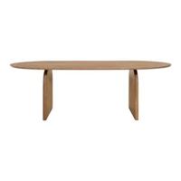 by fonQ Ponder Eettafel B 220 cm - Naturel