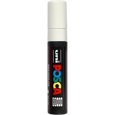 Uni-Posca Posca marker, afm pc-17k, lijndikte 15 mm, extra breed, wit, 1 stuk
